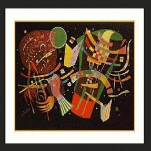 AFantasy Komposition Framed Modern Art