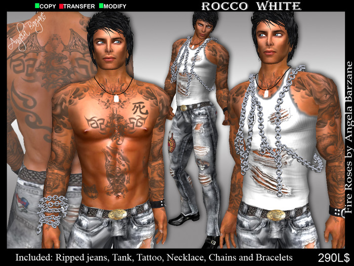 Men fR0020 Rocco white