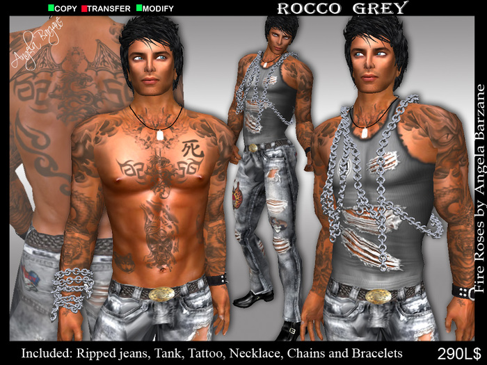 Men fR0020 Rocco grey