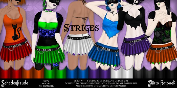 Schadenfreude Striges Skirts Fatpack