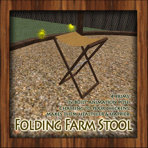 Chicken Farm Folding Stool (COPY)