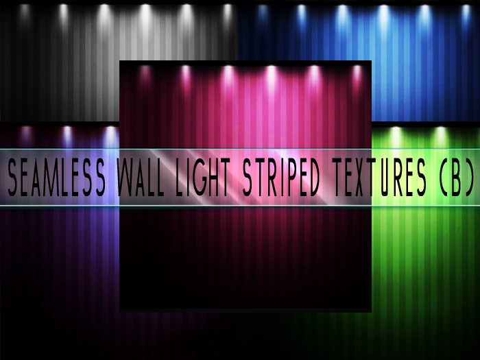 FULL PERM Seamless Striped Wall Light Bright Textures