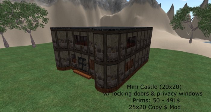 Great Looking Mini Castle (25x20)