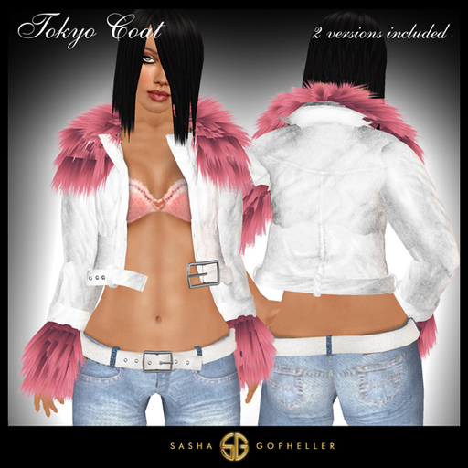 -SG- Tokyo Women's Coat White Pink