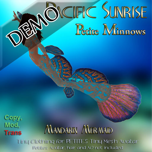(PS) DEMO Petite Minnows - Mandarin Mermaid 