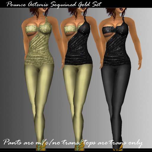*P* Pounce Artemis Sequined Gold Set