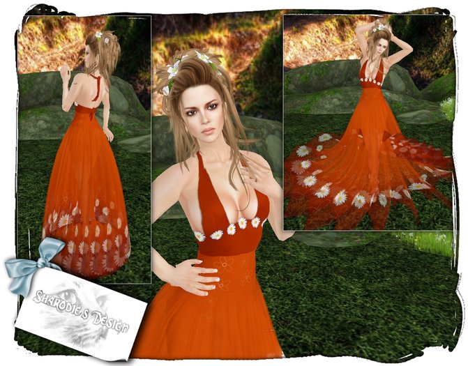 ~*~Shar's Gowns~*~Demi fire daisy