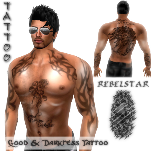 Rebelstar Good And Darkness Unisex Tattoo