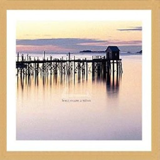 AFantasy Old Wharf at Dawn Framed Poster Art