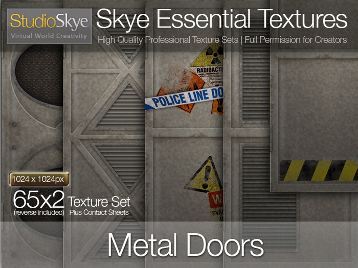 Metal Doors - Skye Essential Full Perms Textures