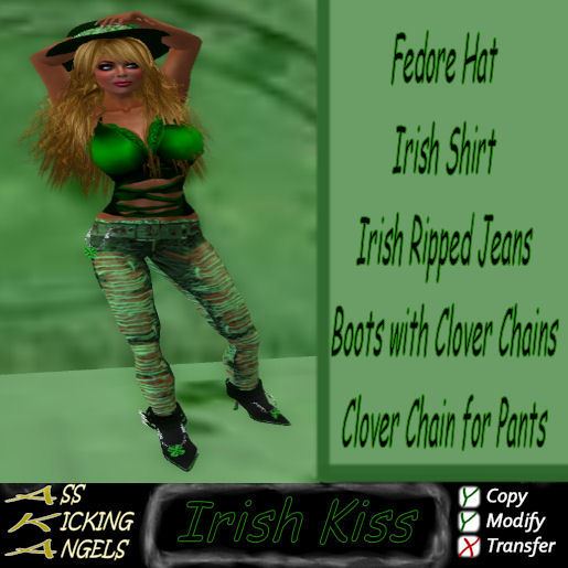 AKA Irish Kiss Ad St Patricks Day Special