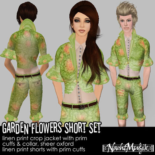 nM Garden Flowers Short Set