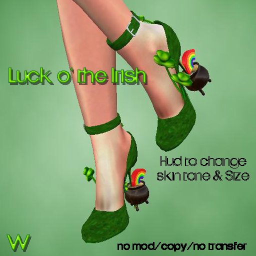 ~WC~ Luck o' the Irish Heels St. Patrick
