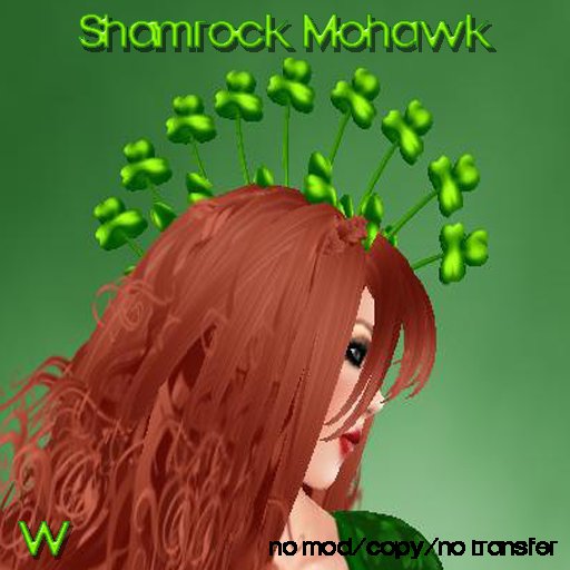 ~WC~ Field of Shamrocks Hair Accessory