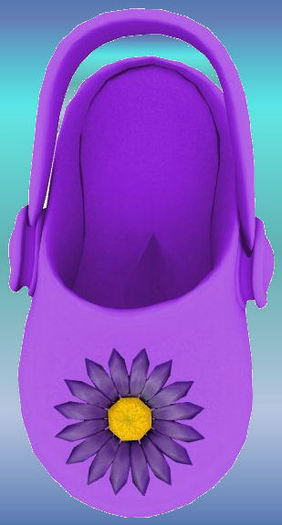Petite Daisy Crocs PURPLE