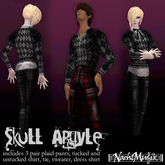 nM Skull Argyle 