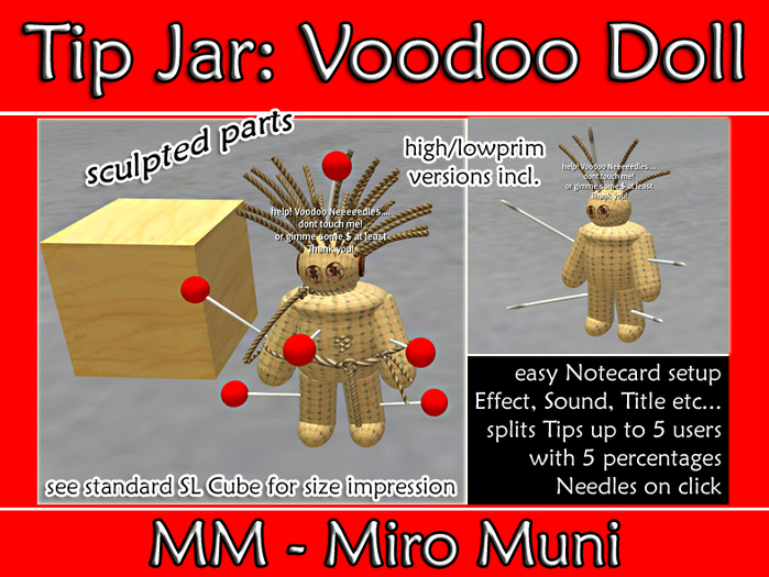 Tip Jar: Voodoo Doll