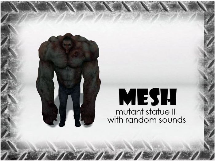 Mutant Statue 2  with scary sounds