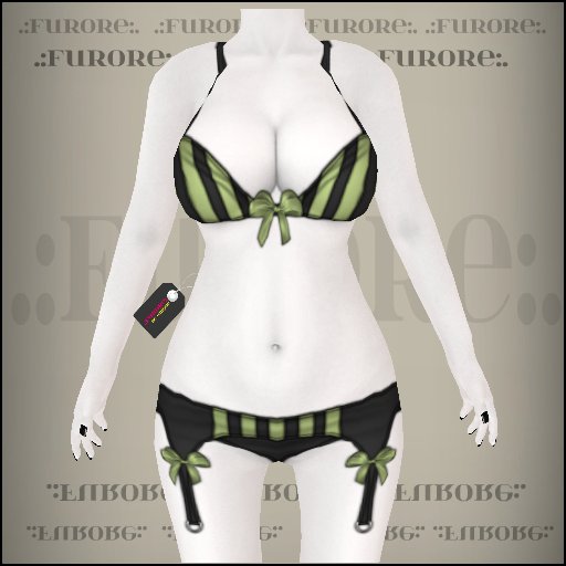 [Furore] Lingerie Sashes *GREEN*