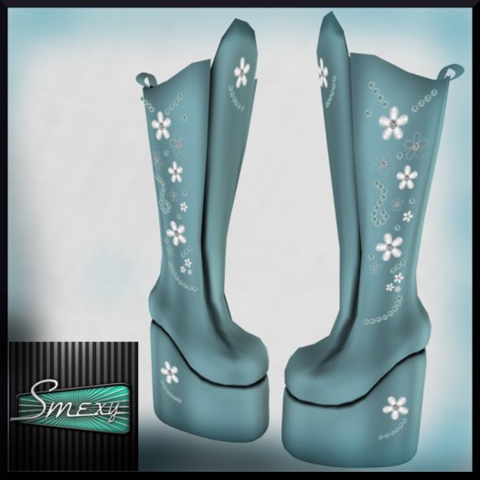 Smexy Spring Boots turkis