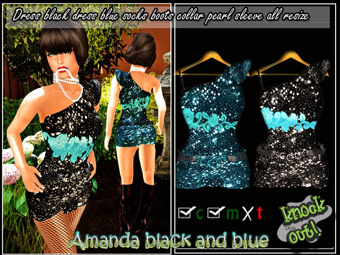 ..::Knockout!..:: amanda blue and black BOX