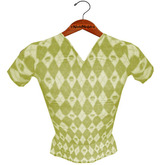 nM Khaki Argyle VNeck TShirt