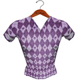 nM Purple Argyle VNeck TShirt