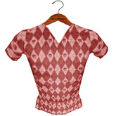 nM Red Argyle VNeck TShirt