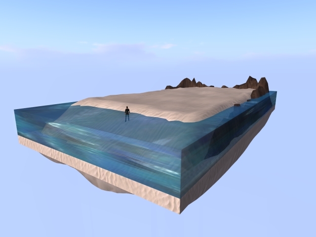 Skybox Island with Reef Rocks (2048-11)