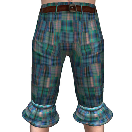 nM Blue Madras Shorts