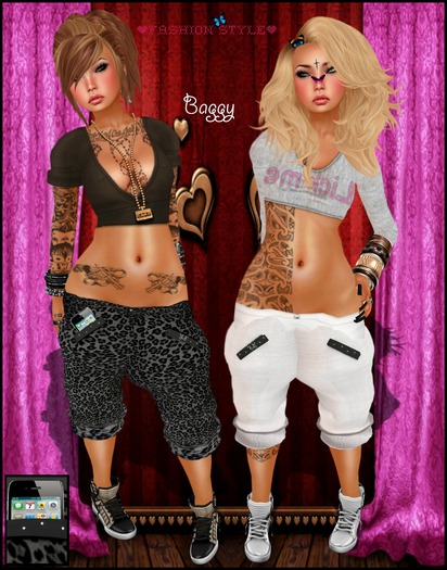 *Fashion Style* Baggy V2 Leopard Pink