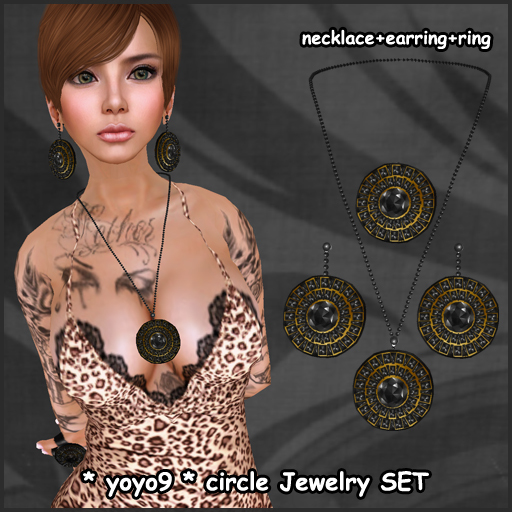 * yoyo9 * circle Jewelry set