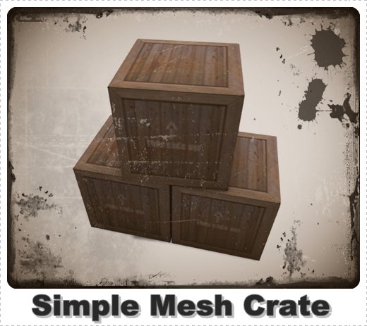 [E] Simple Mesh Crate Demo