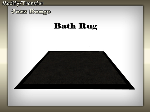 Satiated Desires: Jazz Black Rug