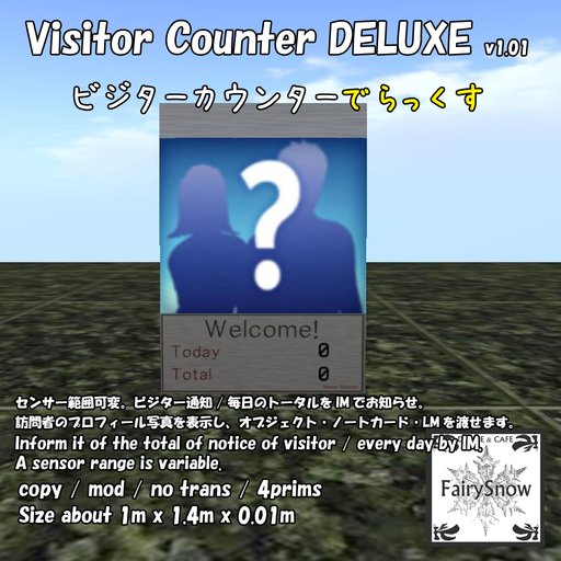 Visitor counter/Profile display/give information