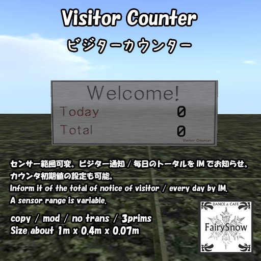 Visitor counter