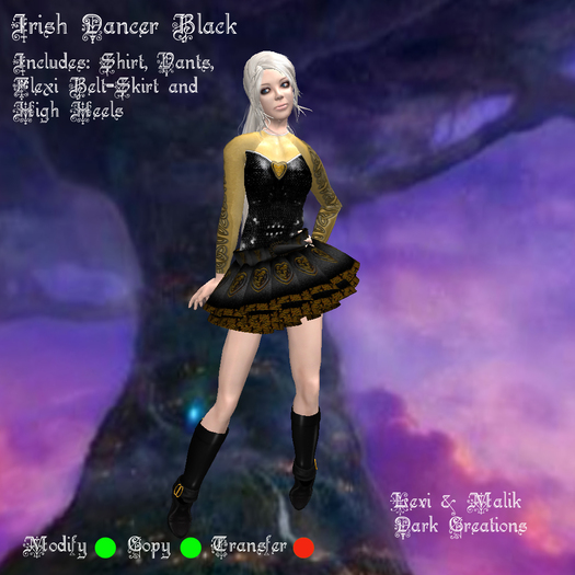 Irish Dancer Black