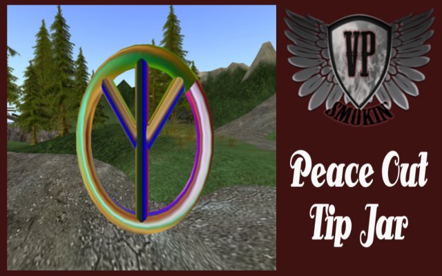 PEACE OUT DJ TIP JAR
