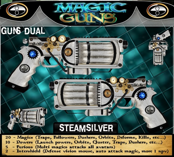 BOX Magic gun-Steamsilver-Dual