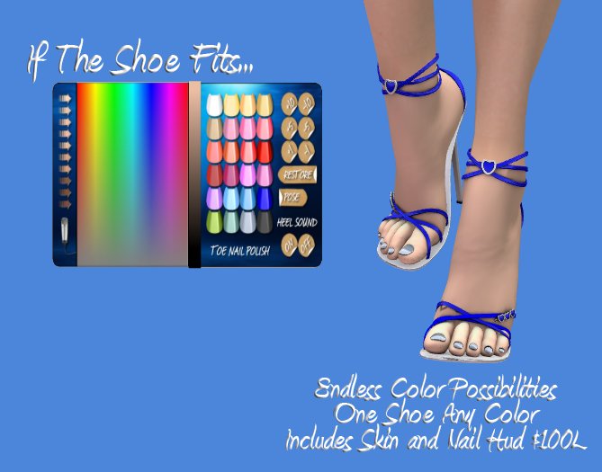 TSYI! Heart Strap Shoe Color Change