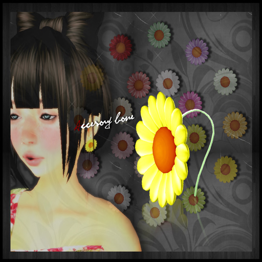 A:B earring daisy 20 set