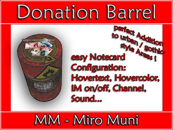 Tip Jar: Urban Donation Barrel