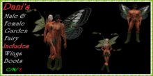 *Dani's* Male and Female Garden Fairy