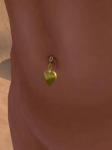 Belly jewel (heart)