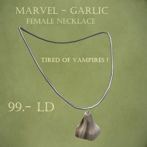 Marvel - Garlic necklace F