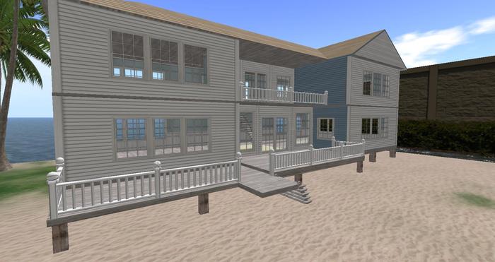 1/2 Price !!! Beach Shack 100 prim  25 x 36