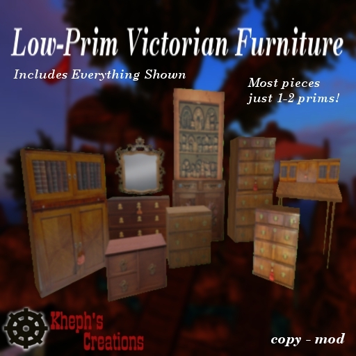 Victorian Low-Prim Furniture