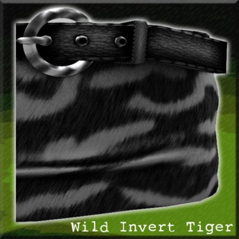 Second Life Marketplace - -[SK]- Wild Buckled Mini (Invert Tiger) Mesh ...