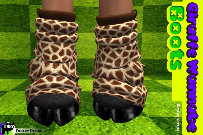 FreakyDesign - Giraffe wannabe boots