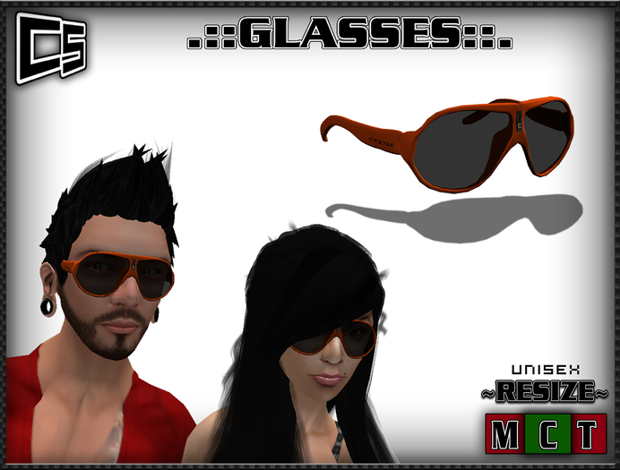 .::GLASSES CARRE::.{ORANGE} 1